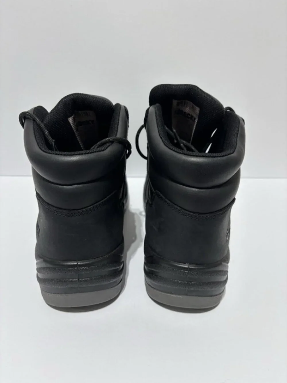 Rocky Men’s Worksmart Black Composite Toe Work Boots, Size 11 M